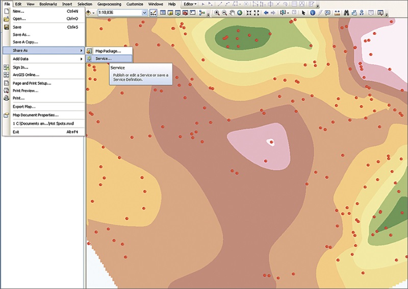 ArcGIS cho biết vị trí tối ưu phục vụ quy hoạch