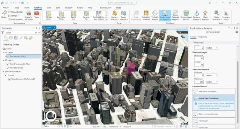 Giao diện ArcGIS Pro