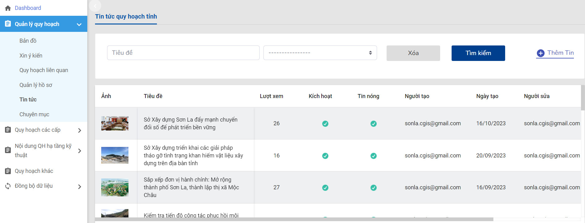 Dịch vụ GIS PORTAL