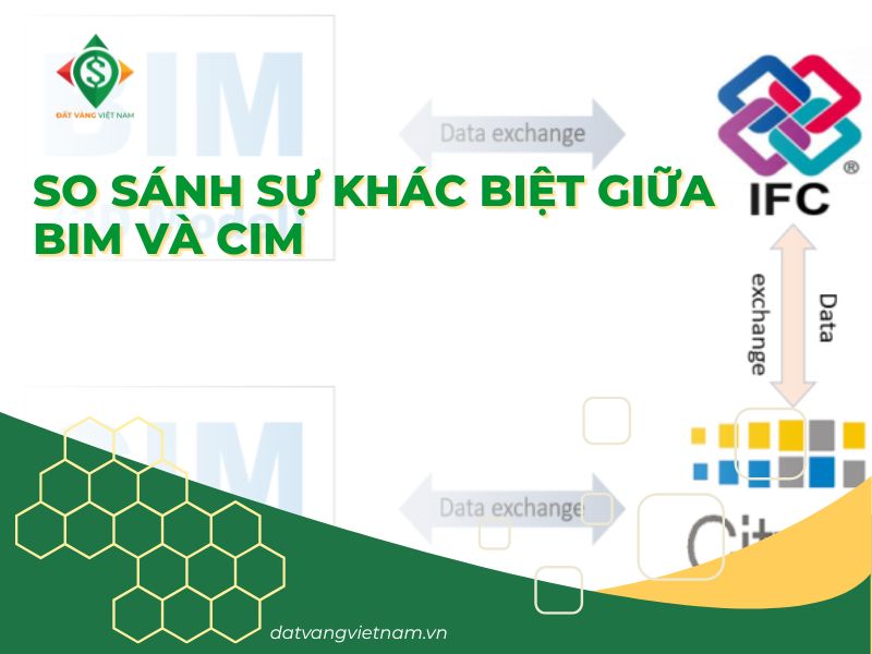 So sánh sự khác biệt giữa BIM và CIM
